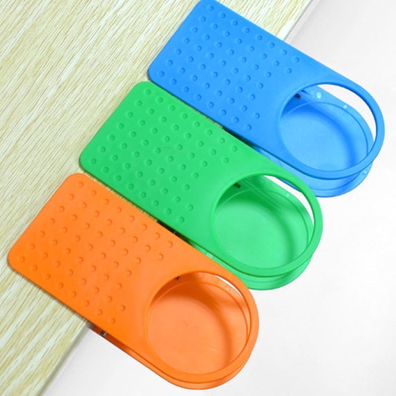 Clearance! Denhf 3Pcs Drinking Cup Holder Clip, Chair Cup Holder with Clip, Cup Clip Holder for Water, Drink, Beverage, Soda, Coffee Mug, Cup Holder for Table, Desk Drink Holder Clip, 3 Random Colors
