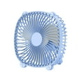 thumbnail image 1 of Hvmvliv Desk Fan Desktop Fan Home and Office Coolings Fan Silent Small Fan USB Rechargeable Multifunctional Fan for Outdoor Travel Camping Blue, 1 of 5