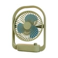 thumbnail image 1 of Hvmvliv Desk Fan Outdoor Small Fan 360 Degree Rotation Tabletop Fan with 3 Speed Regulation Coolings and Long-Lasting Desktop Fan for Camping Green, 1 of 7