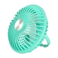 thumbnail image 1 of Hvmvliv Desk Fan USB Rechargeable Desktop Fan Multi-Function Silent Fan Office Bedroom Coolings Fan Small Fan Mini Fan Green, 1 of 9