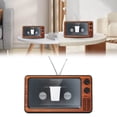 thumbnail image 1 of Clearance Desktop Ornament under $10,Retro TV 3D Screen Magnifier TV Desktop TV Mobile Screen Magnifier Retro Creative Mobile Phone Stand Home Projector, 1 of 9