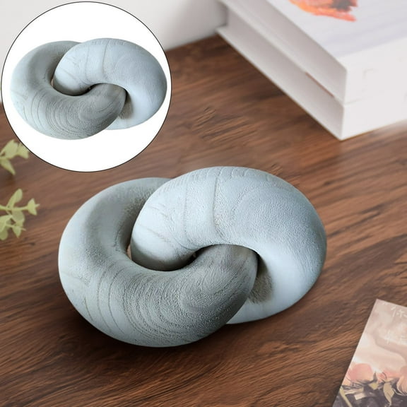 Clearance Desktop Ornament under $15,Coffee Table Decor Boho Shelf Decor Home Modern Farmhouse House Decorations For Living Room Wood Knot Decor Natural Chain Decor