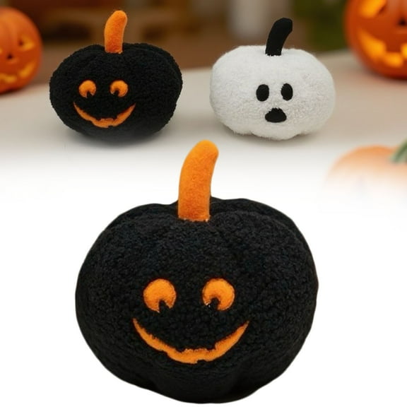 Clearance Desktop Ornament under $5,16 Cm Halloween Pumpkin Plush Pillow – Soft Velboa Stuffed Jack O’ Doll Cute Couch & Shelf Décor Kid’s Cuddle Toy & Trick Or