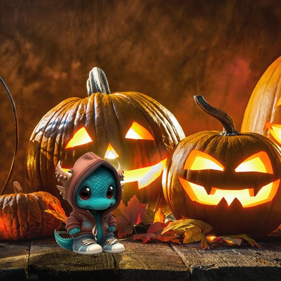 Clearance Desktop Ornament under $5,Cartoon Cool Dragon Figurines Statues Cartoon Dragon Dinosaur Sculpture Decorations Cute Baby Dragon Ornament For Home Desk Garden Decor (Orange)