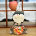 Clearance！ Desktop Ornament Christmas Candy Jar Children Gift Santa