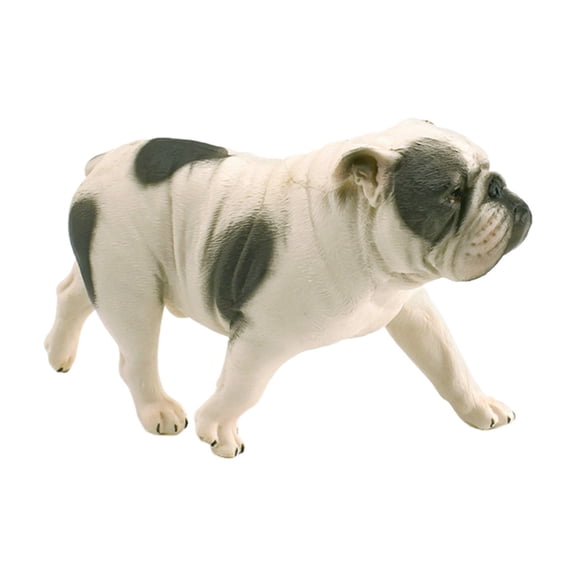 Clearance Desktop Ornament under $10,Statue Hand Painted PVC Puppy Standing Figurine Statue For Home Yellow