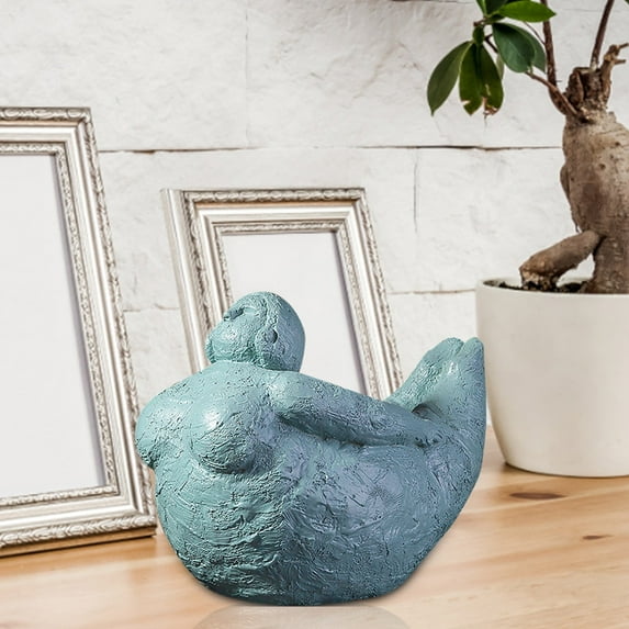 Clearance Desktop Ornament under $5,Abstract Sculpture Graceful Yoga Fat Woman Artwork Bedroom Living Room Home Decoration Ornaments