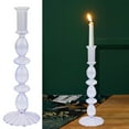 thumbnail image 1 of Clearance Desktop Ornament under $5,Candle Holder Artist Style Handmade Vase Exquisite Glass Candlestick Wedding Birthday Dinner Home, 1 of 1