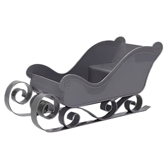 Clearance Desktop Ornament under $5,Santa Sleigh Christmas Decor Sleigh Sculpture For Table Top Holiday Home Decorations