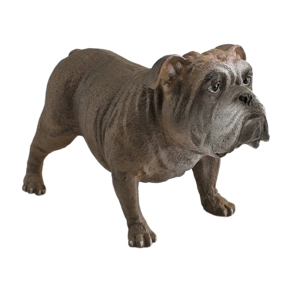 Clearance Desktop Ornament under $5,Statue Hand Painted PVC Puppy Standing Figurine Statue For Home Yellow