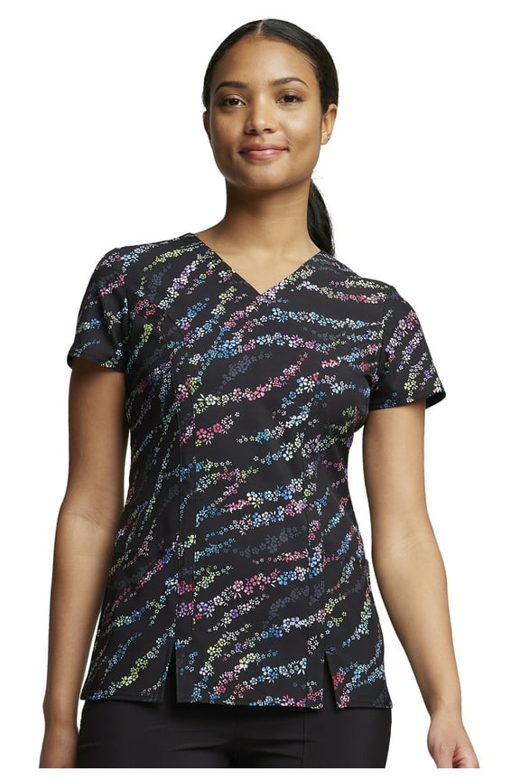 Clearance Dickies Prints Blooming Wild V-Neck Printed Top