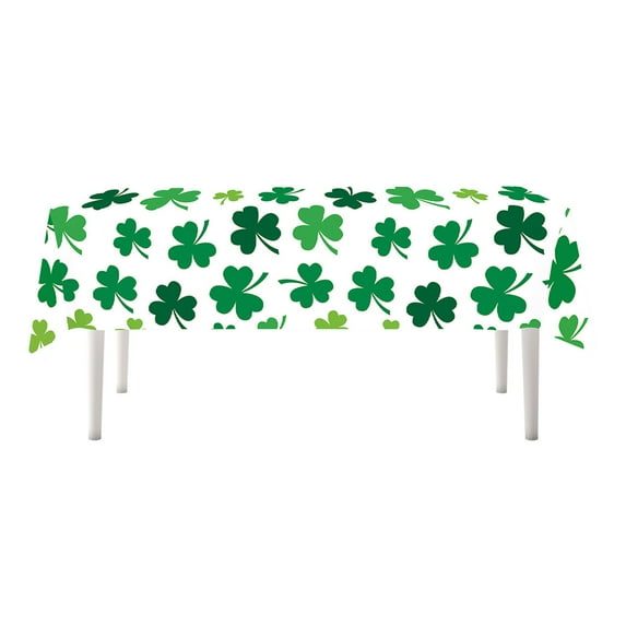 Hvmvliv Dinnerware Sets St. Patrick's Day Party Supplies Tableware Set Disposable Casual Cutlery Paper Plates Cups Napkin Plastic Knife and Fork Spoon St Patricks Day Home Party Dinnerware Set E