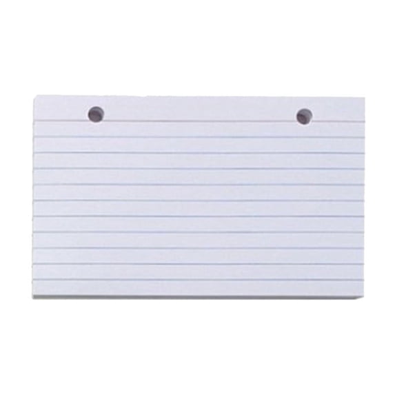 Clearance Discounts of at Least 50%! 50 Sticky Notes - 3X5 Lined Index Cards with Ring Holder and Dividers 100 Ruled Cards
