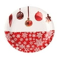 thumbnail image 1 of Hvmvliv Disposable Plates 10Pcs Disposable Plates For Christmas Party 10Pcs Christmas Paper Tableware Thickened Food Dinner Plates Christmas Decorations Red, 1 of 6