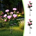 thumbnail image 1 of Djunllk Solar Lights Outdoor 2 Pack, Solar Flowers Lights Outdoor Garden Waterproof Roses Auto On/Off Lighting Beautiful Patio Decor Gifts for Women, 1 of 6