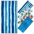 thumbnail image 1 of Djunllk Beach Towel - Microfiber Water Absorbing Fast-Drying Towel Shawl, Sandproof Beach Blanket Lightweight Multifunctional Pool Towels for All Season, 29" X 59", 1 of 3