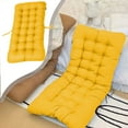 thumbnail image 1 of Djunllk Chair Cushion - 13.7" x 27.5" Indoor Glider Cushions with Elastic Band High Quality Filling, Comfortable Chair Cushion for Kitchen Office, 1 of 9