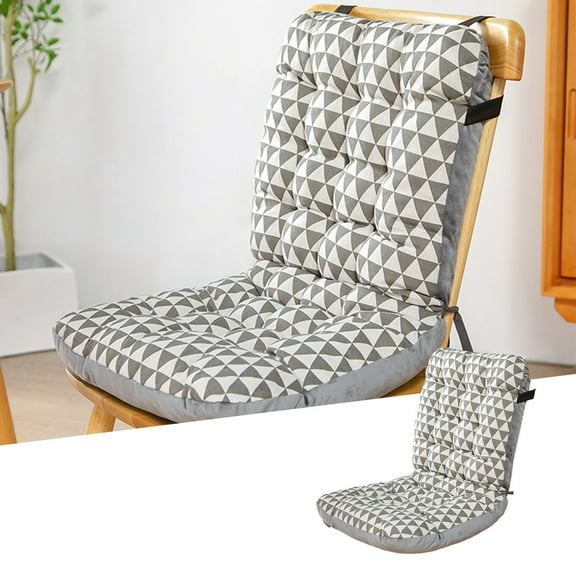 Djunllk Chair Cushion - Indoor Glider Cushions Higher Quality Filling with Ties, Comfortable Chair Cushion for Kitchen 13.7" x 39.3"