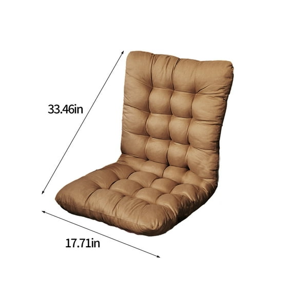 Djunllk Chair Cushion - Indoor Glider Cushions Higher Quality Filling with Ties, Comfortable Chair Cushion for Kitchen 17.7" x 33.4"