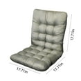 thumbnail image 1 of Djunllk Chair Cushion - 17.7" x 33.4" Indoor Glider Cushions with Elastic Band High Quality Filling, Comfortable Chair Cushion for Kitchen Office, 1 of 6