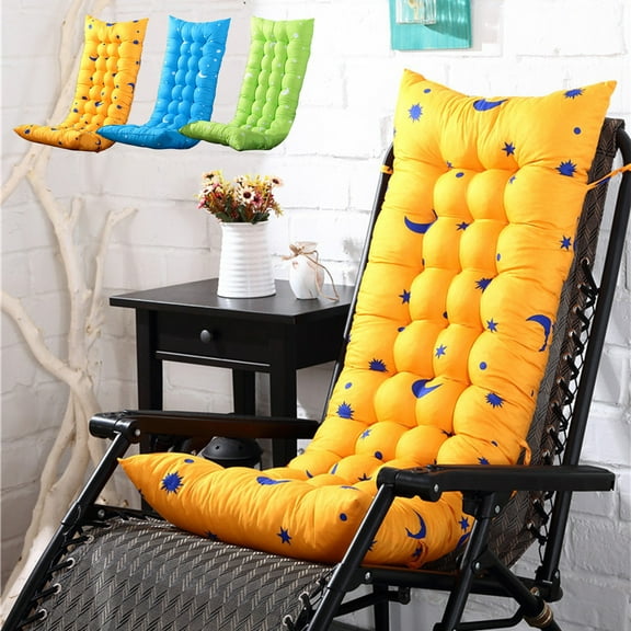 Djunllk Chair Cushions - Premium Rocking Chair Cushion of Upper and Lower with Ties, Non Slip Fast Recovery High Back Seat Cushion, Floor Cushions 15.7" x 43.3"