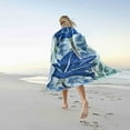 thumbnail image 1 of Clearance! Djunllk Beach Towel - Microfiber Sandproof Water Absorbing Fast Drying Beach Blanket, Super Soft Lightweight Towel Shawl Multifunctional Pool Towels, 28" X 60", 1 of 5