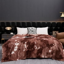 Djunllk Throw Blanket for Couch - Brown Super Cozy Soft Blanket, Fluffy Throw Blanket All Year Round Home Decor Fuzzy Warm Gifts for Women 70.8" x 78.7"