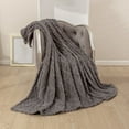 thumbnail image 1 of Djunllk Throw Blanket for Couch - Fluffy Solid Color Warm Fleece Cozy Soft Blanket, Lightweight Breathable Blankets & Throws for Couch Sofa Bedroom, 39.3" x 47.2", 1 of 4