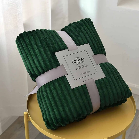 Djunllk Throw Blanket for Couch - Green Super Cozy Soft Blanket, Fluffy Throw Blanket All Year Round Home Decor Fuzzy Warm Gifts for Women 39.3" x 59.0"