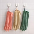 thumbnail image 1 of Djunllk Waterproof Cleaning Gloves - Reusable Non-Slip with Elastic Band, Flexible Hangable Kitchen Gloves Dishwashing Gloves for Kitchen & Bathroom Cleaning, 1 of 7