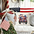thumbnail image 1 of Dmlowu 4th of July Decorations Pillow Covers Comfortable Throw Pillow Covers Soft Warm 18x18 Pillow Cover for Living Room Bed Sofa, Patriotic Couch Pillow Covers for Independence Day, 1 of 6