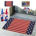 thumbnail image 1 of Dmlowu 4th of July Decorations Bathroom Rugs 16x24" Comfortable Patriotic Kitchen Mats for Floor Non Slip Quicker Dry Rugs for Living Room, 1 of 9