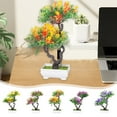thumbnail image 1 of Clearance! Dmlowu Artificial Plants Indoor Sturdy Fake Plants No Fade Greenery Potted Artificial Plants Mini Outdoor Faux Plants for Indoor Garden Office Table Room Home Decor, 1 of 7