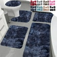 thumbnail image 1 of Dmlowu Bathroom Rugs Luxury Soft Bathroom Rug Set Super Absorbent Quicker Dry Bath Mats for Bathroom Non Slip Shower Mat for Home Hotel, 5pc Thick Machine Washable Bathroom Rugs, 1 of 8