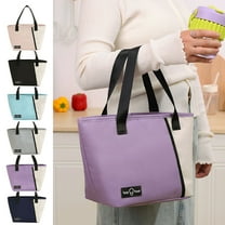 Dmlowu Lunch Bag 6x13" Lightweight Lunch Box for Women Men Cooler Durability Insulated Lunch Box for Home Office School Supplies