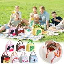 Dmlowu Lunch Bag 8x9" Insulated Lunch Box for Women Lightweight Lunch Box for Men Durability Cooler Lunch Tote Bag for Home Office School Supplies