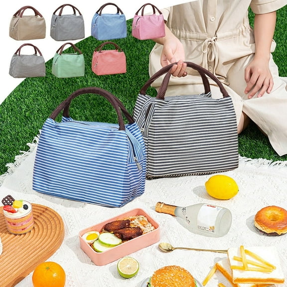 Dmlowu Lunch Bag Durability Lunch Box for Women Men Cooler Insulated Lunch Box Large Capacity Lunch Tote Bag for Office Picnic Outdoor Beach Back to School Supplies