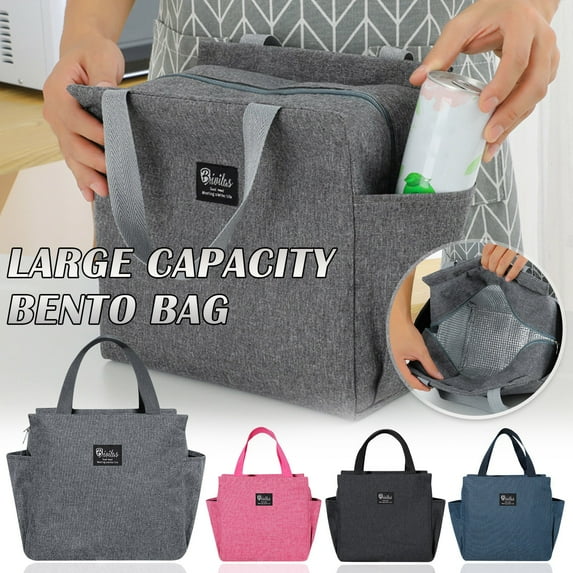 Dmlowu Lunch Bag Insulated Lunch Box for Women Men Lightweight Durability Lunch Box Cooler Large Capacity Lunch Tote Bag for Travel Office Back to School Supplies