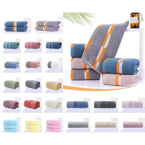 Dmlowu Luxury Bath Towels, Soft Highly Absorbent Quicker Dry Cotton Towels, Towels for Bathroom Gym, Shower, Hotel