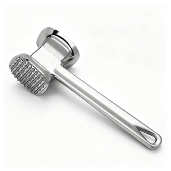Dmlowu Meat Tenderizer Tool, Heavy Duty Food Grade Meat Tenderizer with Comfortable Handle, Repeatable Aluminum Alloy Kitchen Meat Mallet for Tenderizing Chicken, Beef, Fish