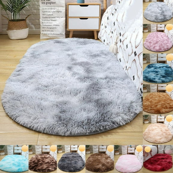 Dmlowu Rug 24x63" Luxury Soft Rugs for Living Room Super Absorbent Non Slip Area Rug Comfortable Oval Rugs for Bedroom Living Room Dining