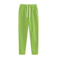 thumbnail image 1 of Clearance! Dndif High Waisted Pants For Women Women's Autumn And Winter Fashion Plus Size Casual Sports Pants Straight Leg Sweatpants For Women Army Green S-4XL, 1 of 4