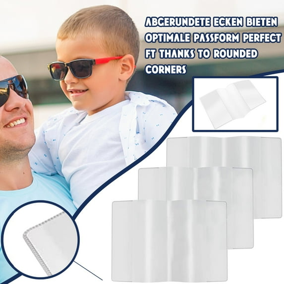 Clearance Document protection cover under $5,Protective Case Certificate Cover Set Of Transparent Protective Case 2PC