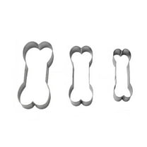 Clearance! Dog Bone Cookie Cutter Set Stainless 3