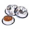 thumbnail image 1 of Clearance! Dog Bowls Stainless Steel Water and Food Feeder for Pets Puppy Small Medium Dogs, 1 of 6