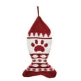 thumbnail image 1 of OAVQHLG3B Dog Christmas Stocking, Large Bone Shape Cable Knit Embroidered Dog Xmas Stockings, Knitted Hanging Stockings Pets, 1 of 6