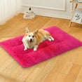 thumbnail image 1 of Clearance!Dog Crate Pad Ultra Soft Dog Bed Mat Washable Pet Kennel Bed with Non-Slip Bottom Fluffy Plush Sleeping Mat for Large Medium Small Dogs, 12 x 17 Inch, 1 of 8