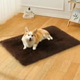 thumbnail image 1 of Clearance!Dog Crate Pad Ultra Soft Dog Bed Mat Washable Pet Kennel Bed with Non-Slip Bottom Fluffy Plush Sleeping Mat for Large Medium Small Dogs, 12 x 17 Inch, 1 of 8