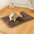 thumbnail image 1 of Clearance!Dog Crate Pad Ultra Soft Dog Bed Mat Washable Pet Kennel Bed with Non-Slip Bottom Fluffy Plush Sleeping Mat for Large Medium Small Dogs, 12 x 17 Inch, 1 of 8