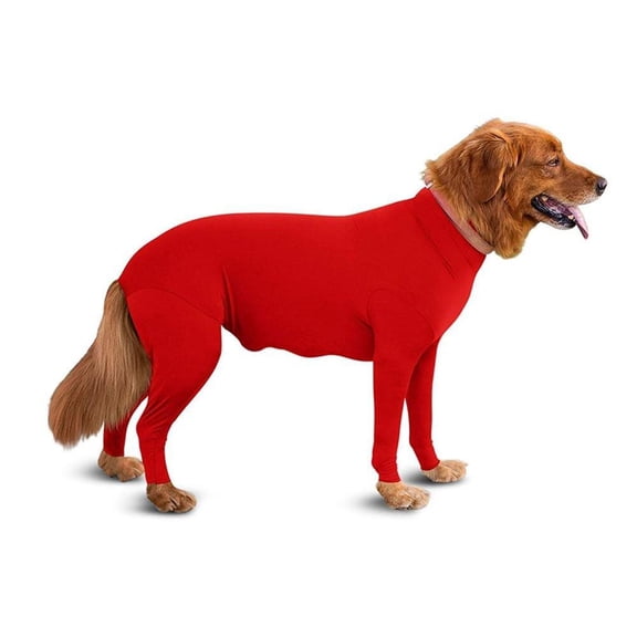 Clearance Dog Recovery Suit Abdominal Wound Protector Puppy Medical Surgical Clothes Post-Operative Vest Pet After Surgery Wear Substitute E-Collar & Cone
